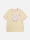 Sneakerland™ - Flocking Butterfly Embroidery Tee - tntwear1