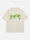 Sneakerland™ - Flocking Letters Stars Tee - tntwear1