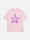 Sneakerland™ - Flocking Star Embroidery Tee - tntwear1