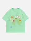 Sneakerland™ - Flower 3D Dimensional Design Tee - tntwear1