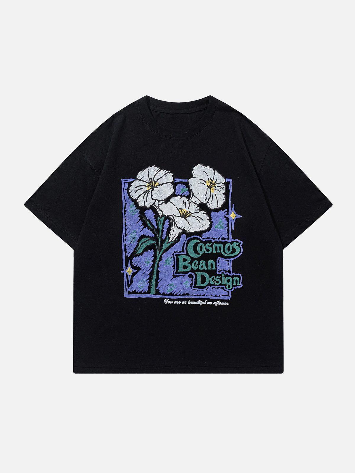 Sneakerland™ - Flower Print Tee - tntwear1