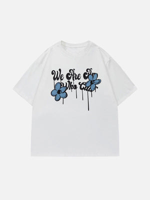 Sneakerland™ - Flower Print Tee - tntwear1