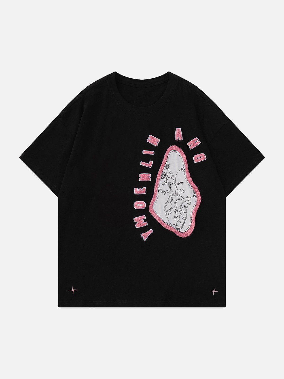 Sneakerland™ - Flower of Life Embroidery Tee - tntwear1