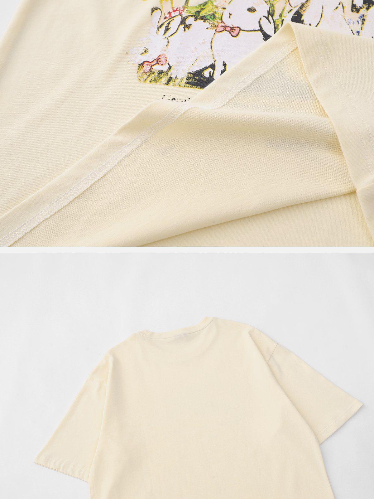 Sneakerland™ - Garden Bunny Print Tee - tntwear1