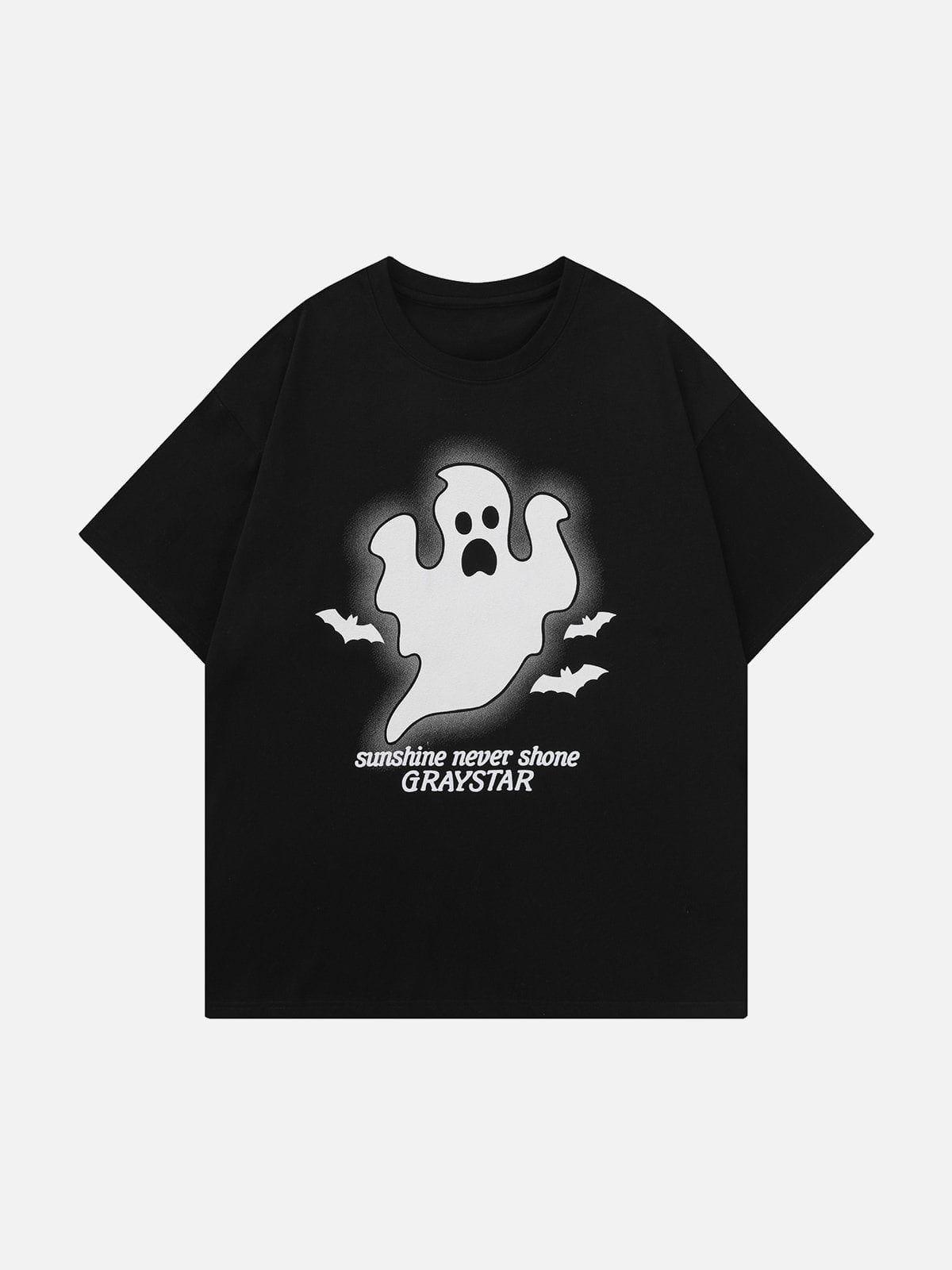 Sneakerland™ - Ghost Textured Print Tee - tntwear1