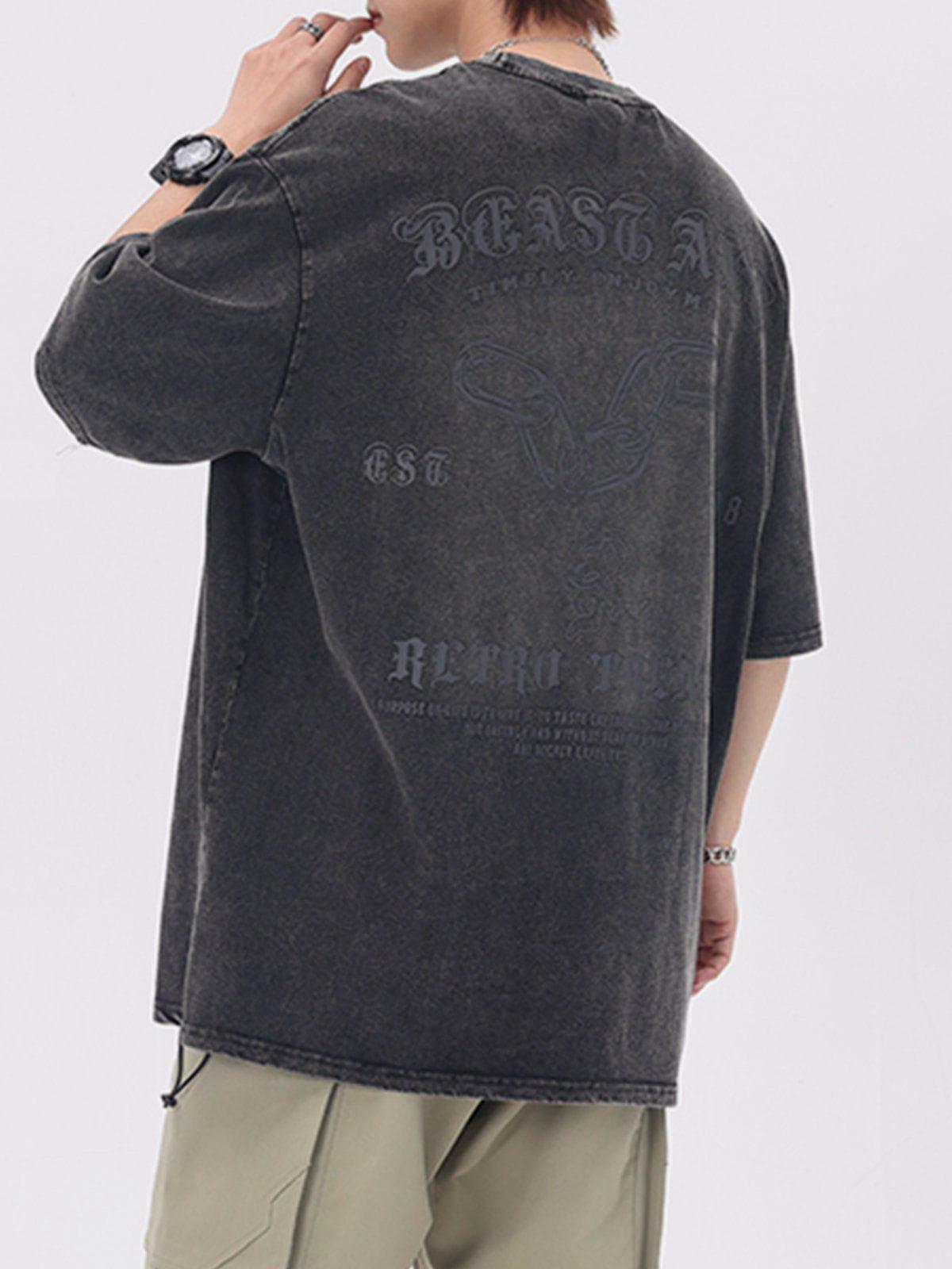 Sneakerland™ - Gothic Vintage Washed Tee - tntwear1