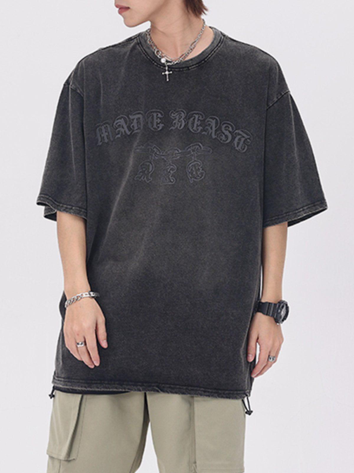 Sneakerland™ - Gothic Vintage Washed Tee - tntwear1