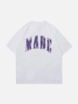 Sneakerland™ - Gradient Foam Letter Tee - tntwear1