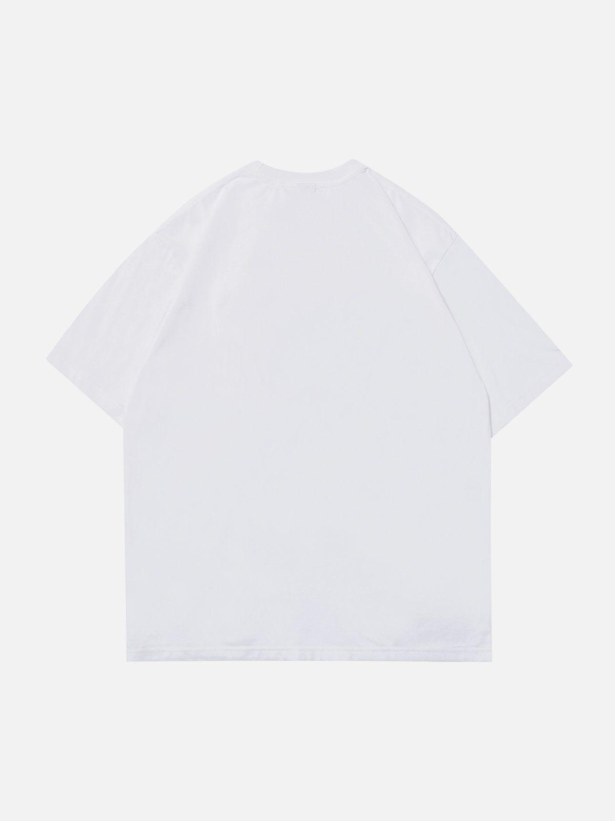 Sneakerland™ - Gradient Foam Letter Tee - tntwear1