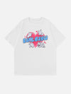 Sneakerland™ - Heart Bunny Print Tee - tntwear1