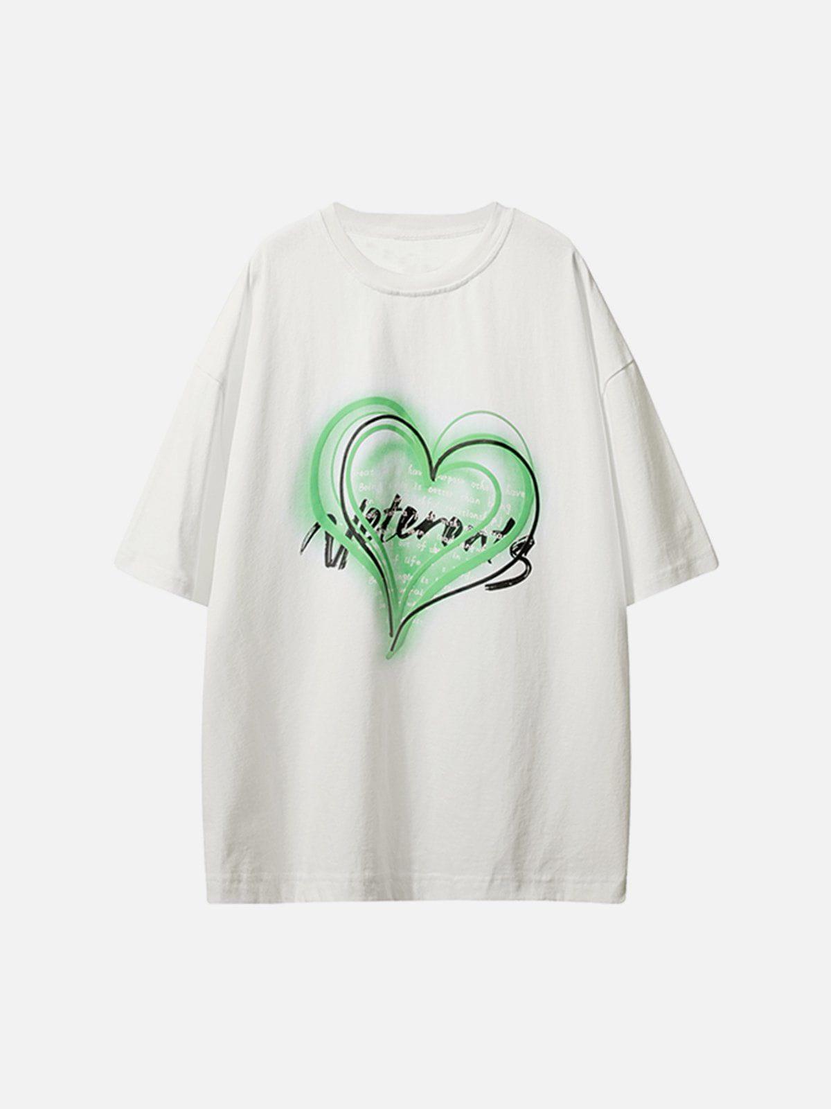 Sneakerland™ - Heart Print Tee - tntwear1