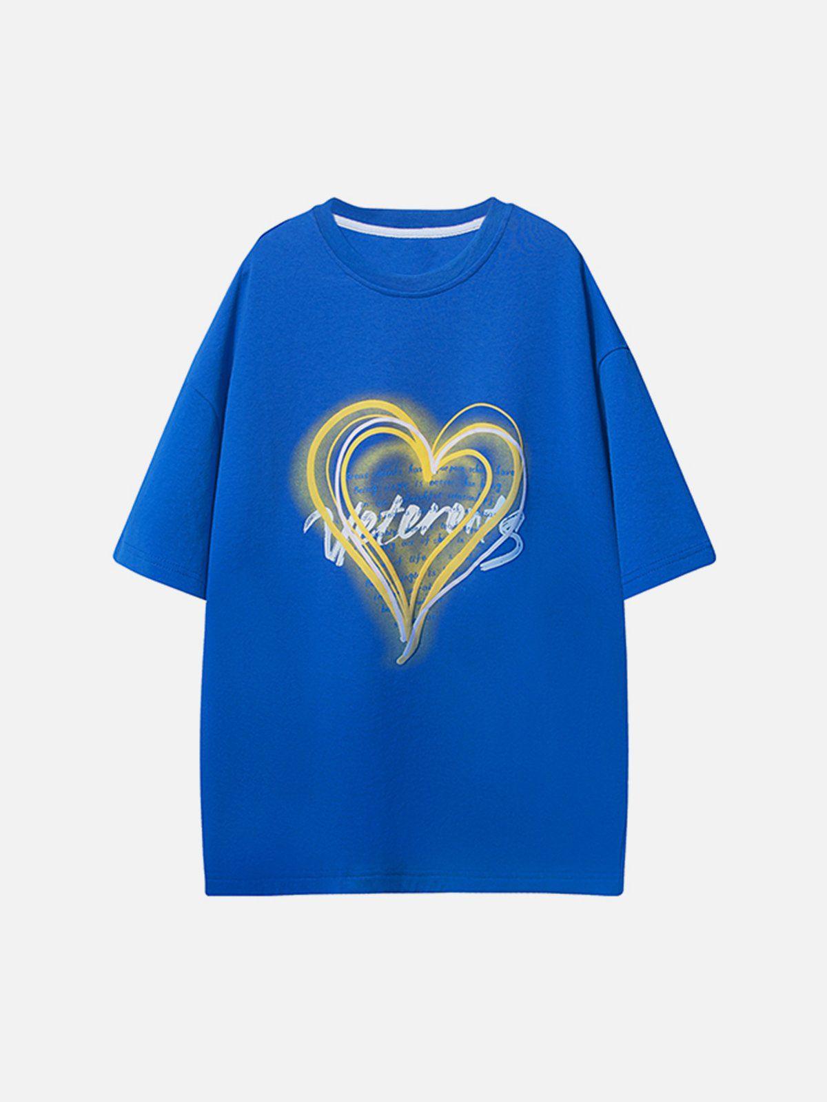 Sneakerland™ - Heart Print Tee - tntwear1