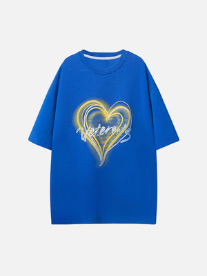 Sneakerland™ - Heart Print Tee - tntwear1