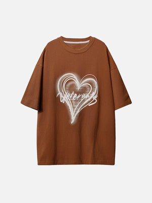 Sneakerland™ - Heart Print Tee - tntwear1