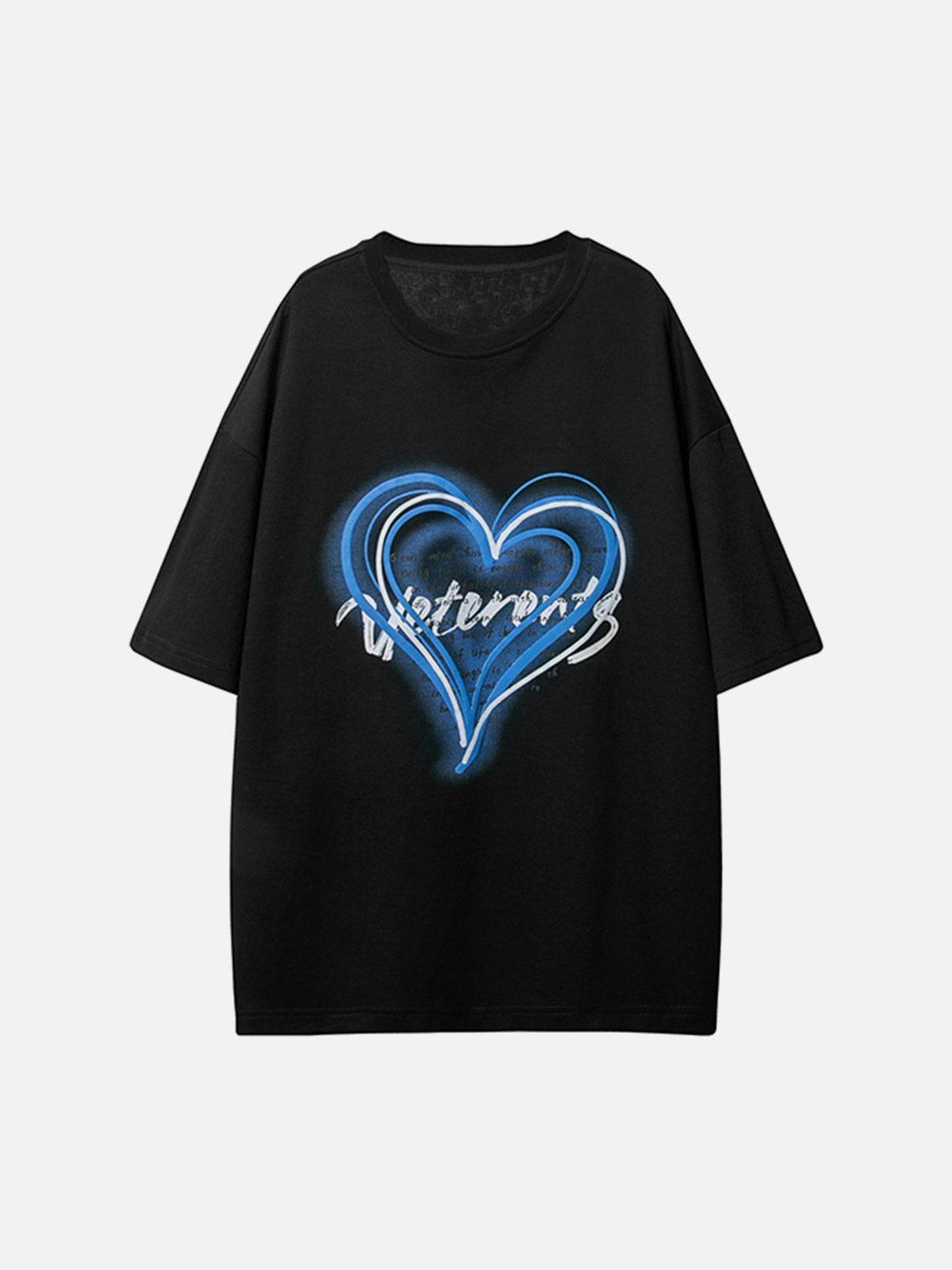 Sneakerland™ - Heart Print Tee - tntwear1