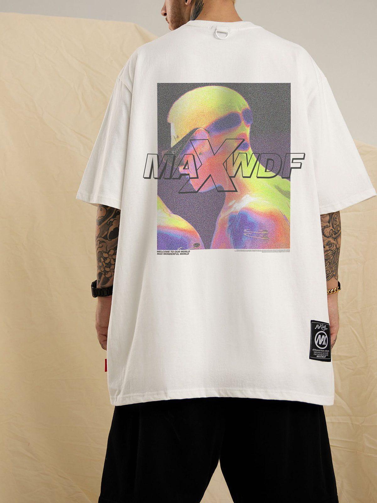 Sneakerland™ - Hot Imaging Portrait Print Tee - tntwear1