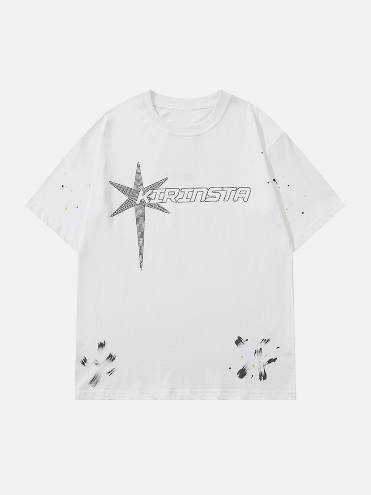 Sneakerland™ - Hotfix Rhinestones Tee - tntwear1