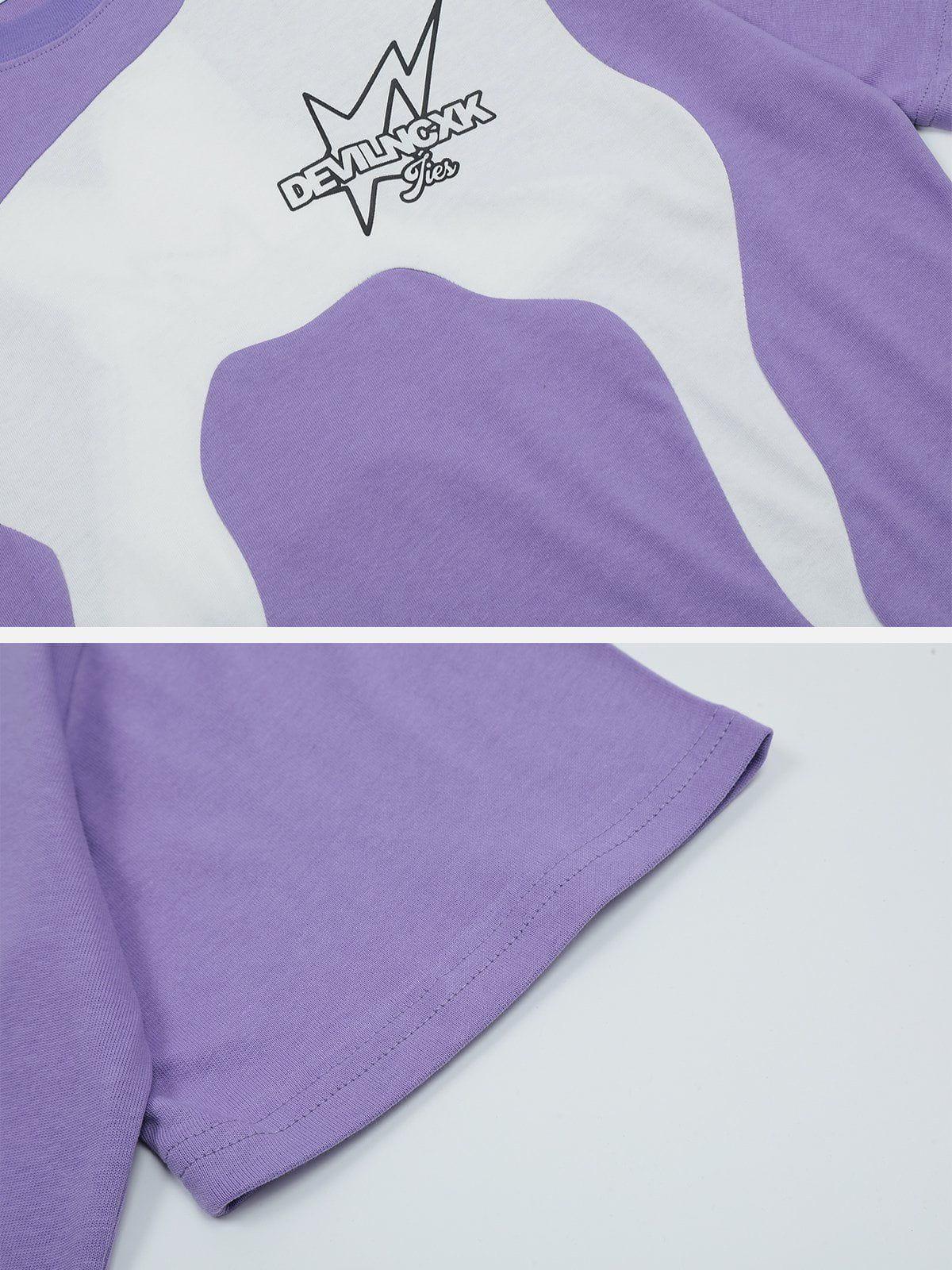 Sneakerland™ - Irregular Star Print Tee - tntwear1