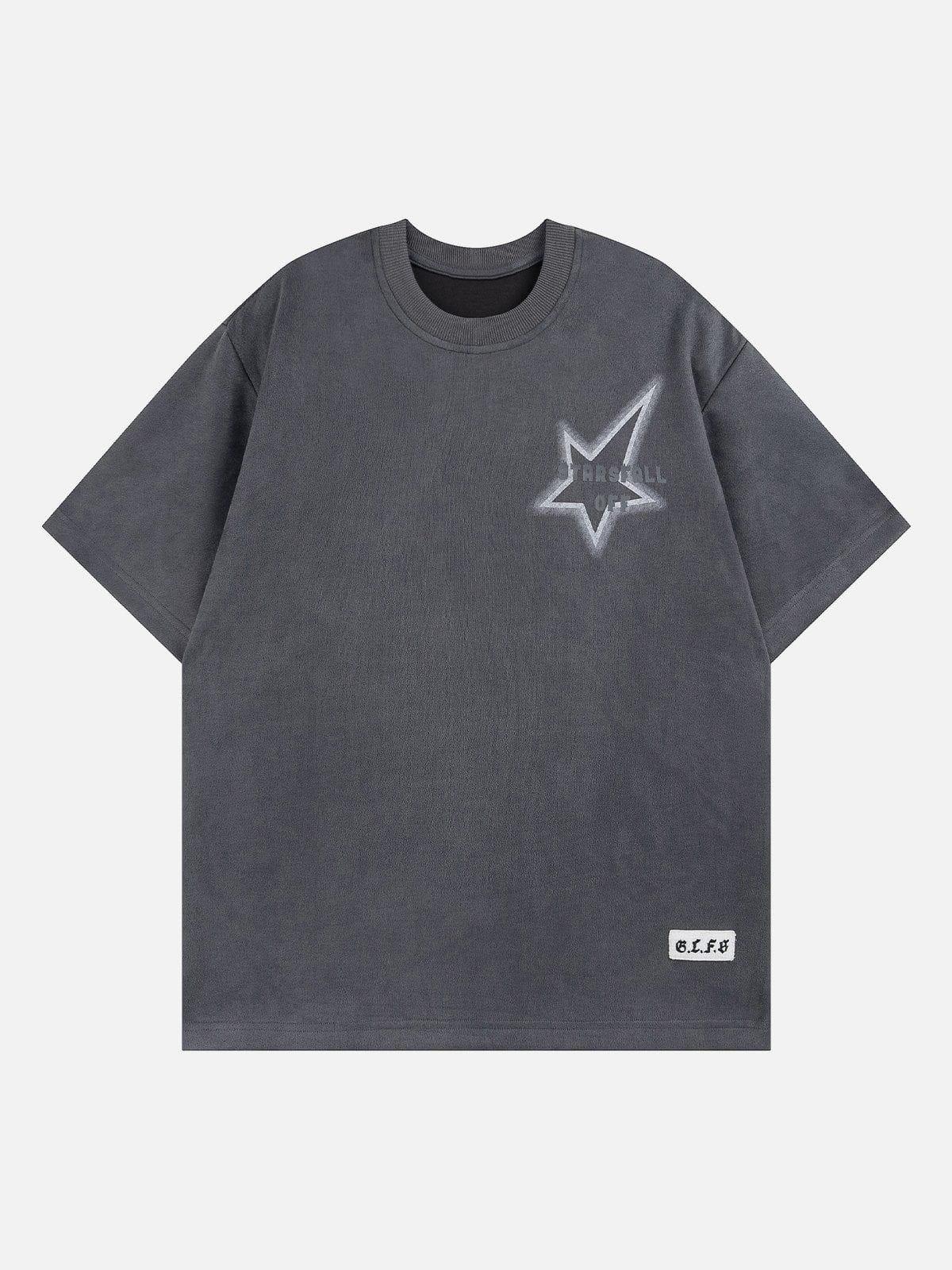 Sneakerland™ - Irregular Stars Print Tee - tntwear1