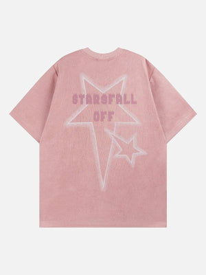 Sneakerland™ - Irregular Stars Print Tee - tntwear1