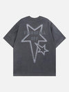 Sneakerland™ - Irregular Stars Print Tee - tntwear1