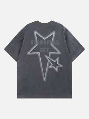 Sneakerland™ - Irregular Stars Print Tee - tntwear1