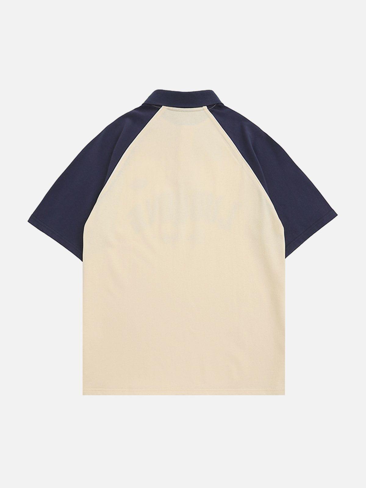 Sneakerland™ - LUDQING Graphic Polo Collar Tee - tntwear1