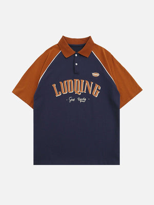 Sneakerland™ - LUDQING Graphic Polo Collar Tee - tntwear1