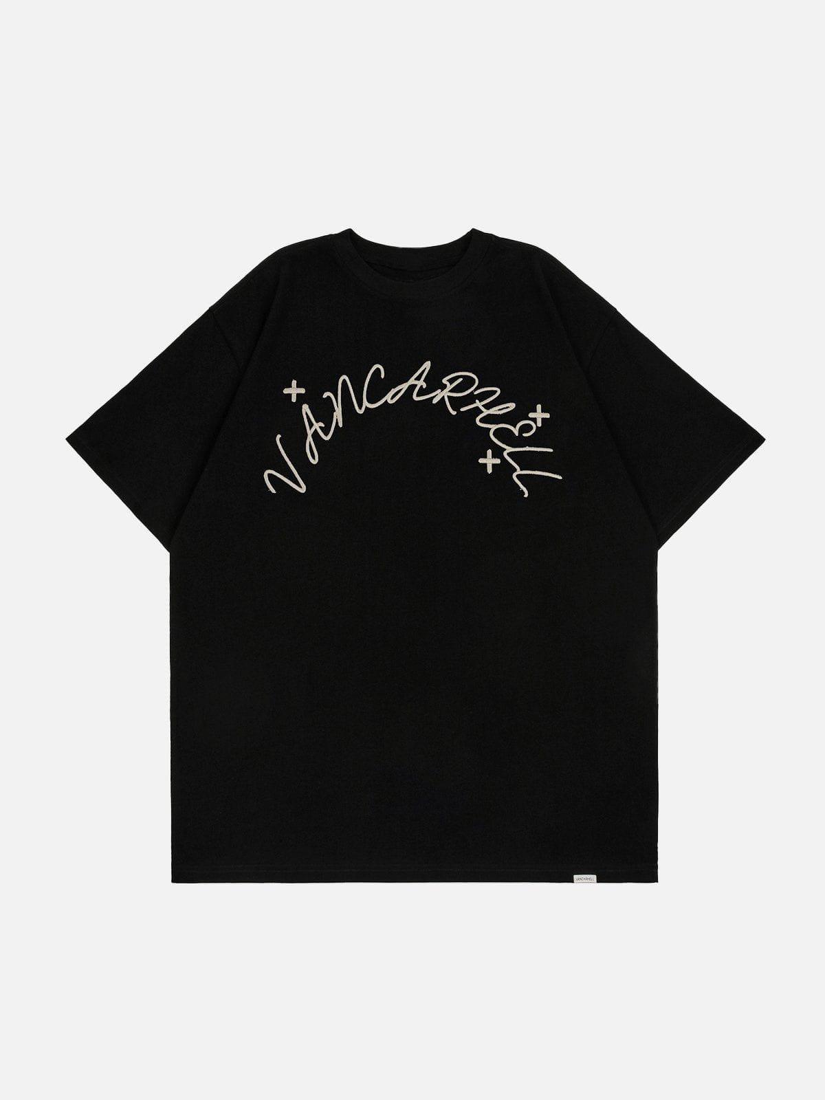 Sneakerland™ - Letter Angel Print Tee - tntwear1