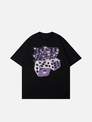 Sneakerland™ - Letter Dice Print Tee - tntwear1