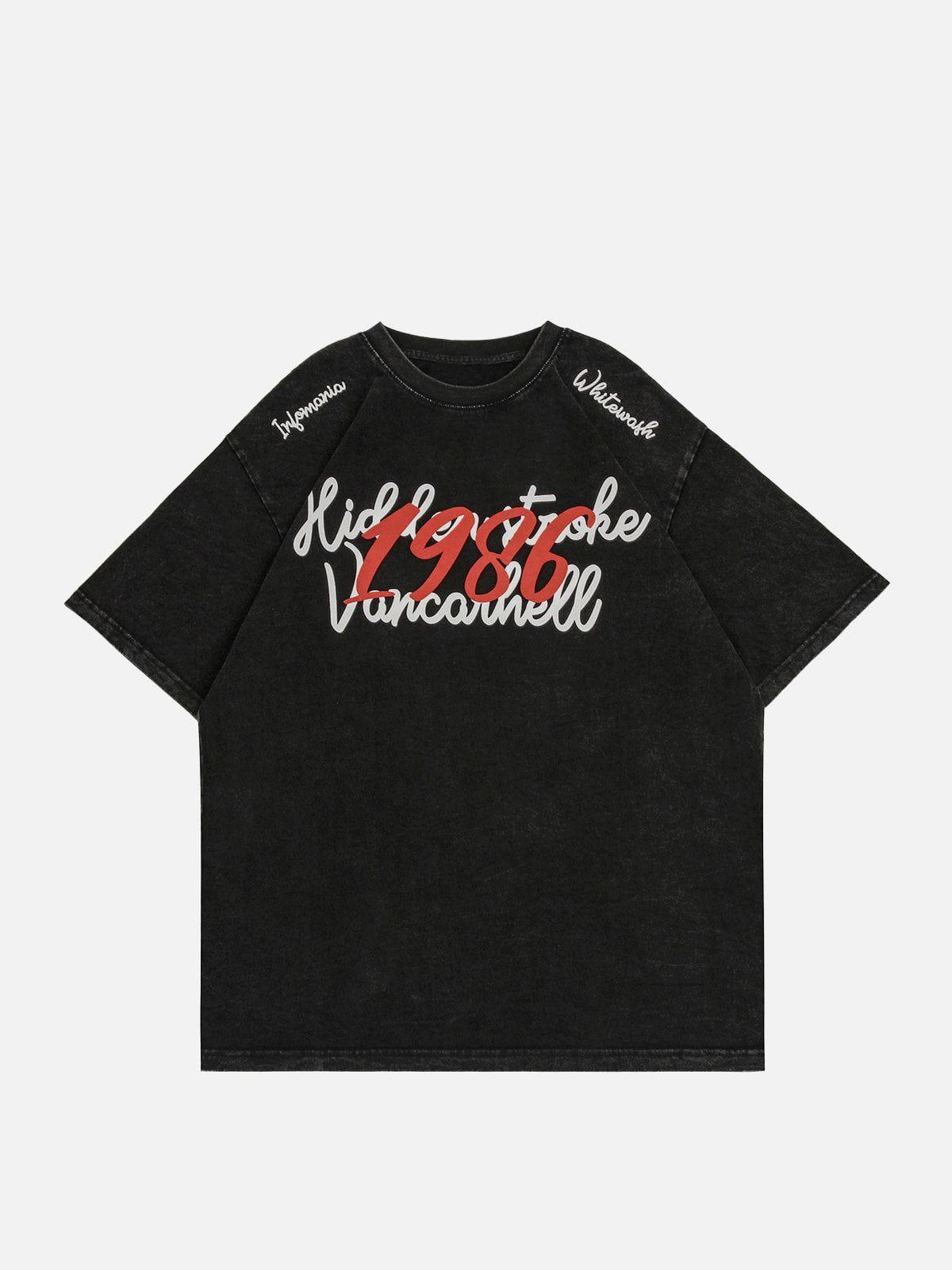 Sneakerland™ - Letter Portrait Print Tee - tntwear1