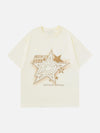 Sneakerland™ - Lettering Star Inkjet Tee - tntwear1