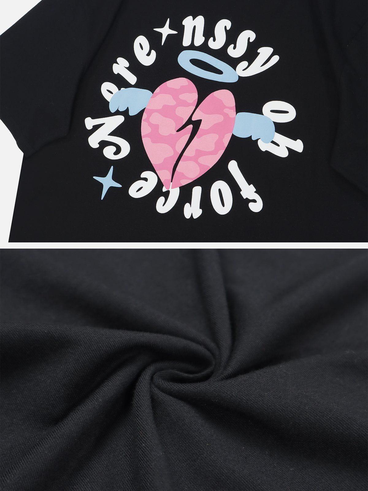 Sneakerland™ - Love Angel Print Tee - tntwear1