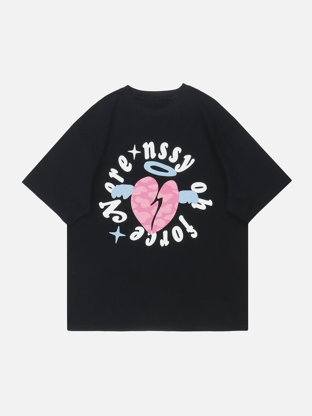 Sneakerland™ - Love Angel Print Tee - tntwear1