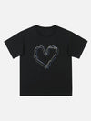 Sneakerland™ - Love Lines Print Tee - tntwear1