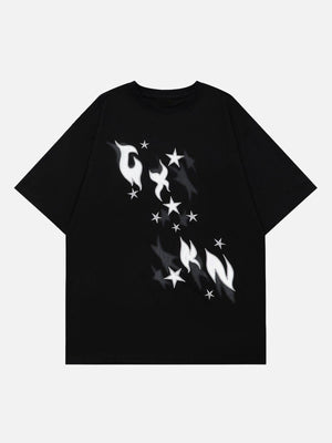 Sneakerland™ - Moonlight Applique EmbroideryTee - tntwear1