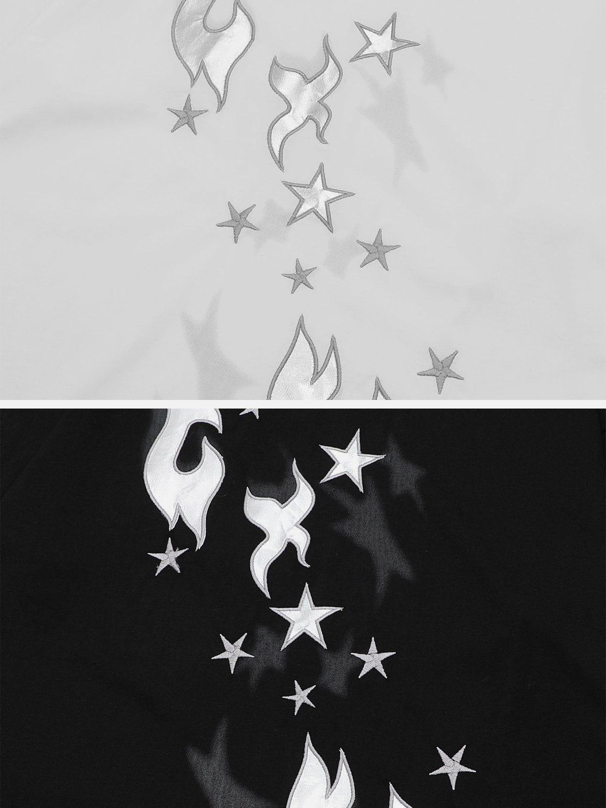 Sneakerland™ - Moonlight Applique EmbroideryTee - tntwear1