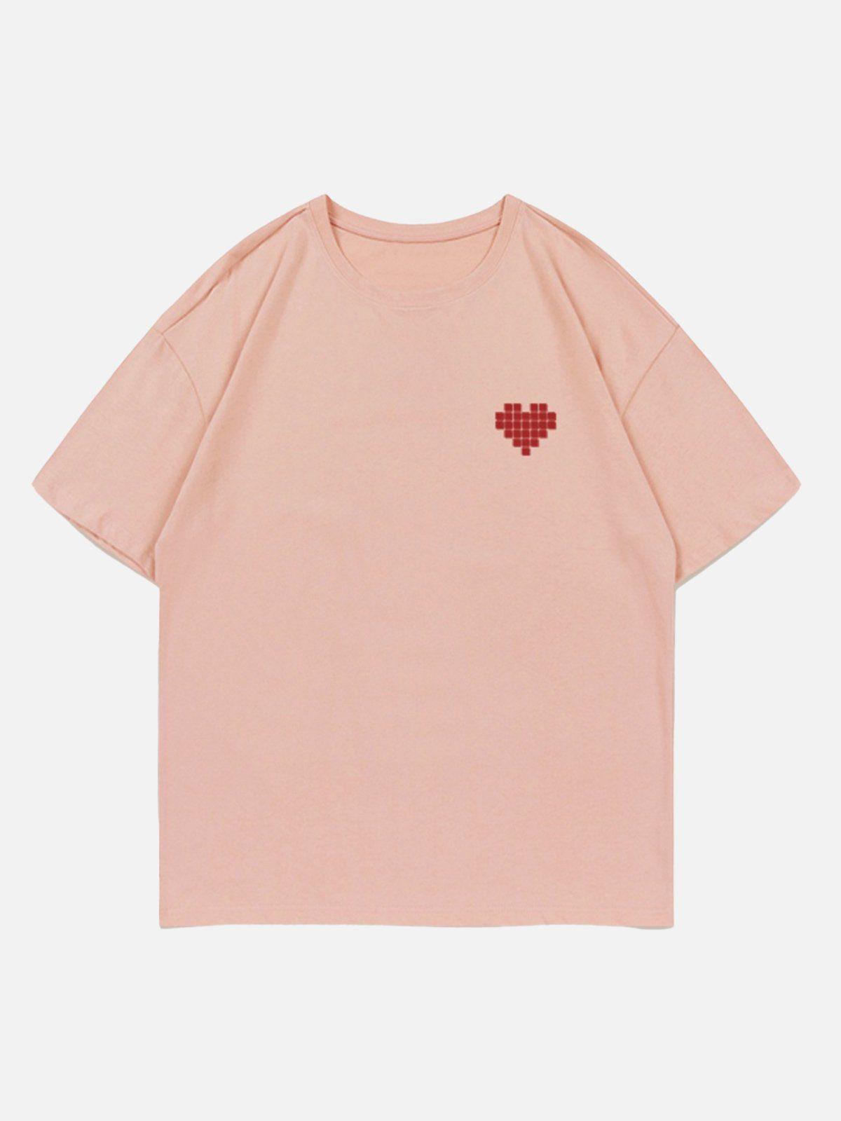 Sneakerland™ - Mosaic Heart Print Tee - tntwear1