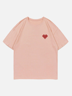 Sneakerland™ - Mosaic Heart Print Tee - tntwear1