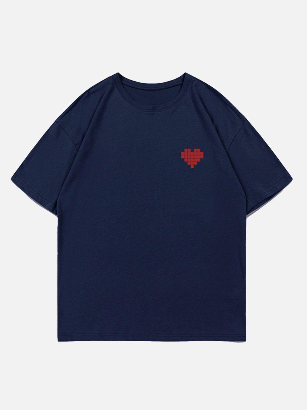 Sneakerland™ - Mosaic Heart Print Tee - tntwear1