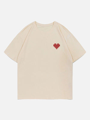 Sneakerland™ - Mosaic Heart Print Tee - tntwear1