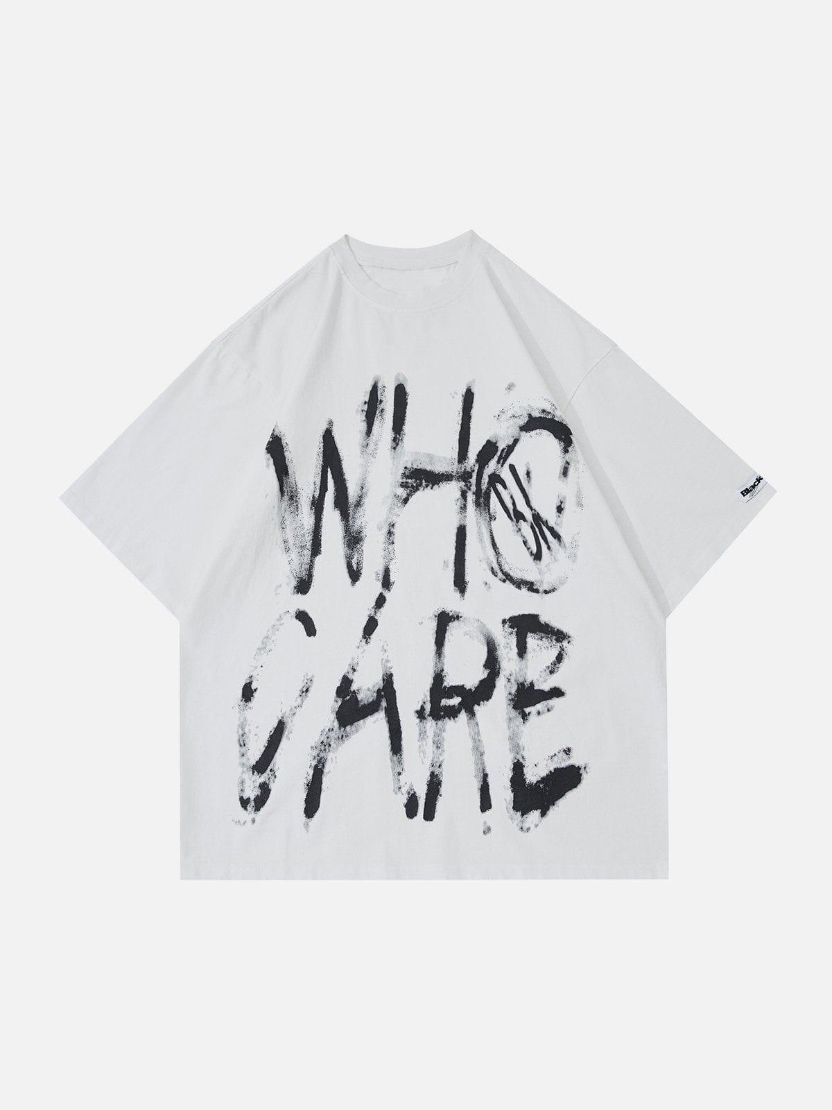 Sneakerland™ - Mottled Graffiti Print Tee - tntwear1