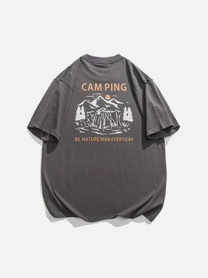 Sneakerland™ - Mountain Camping Graphic Tee - tntwear1