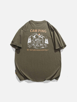 Sneakerland™ - Mountain Camping Graphic Tee - tntwear1