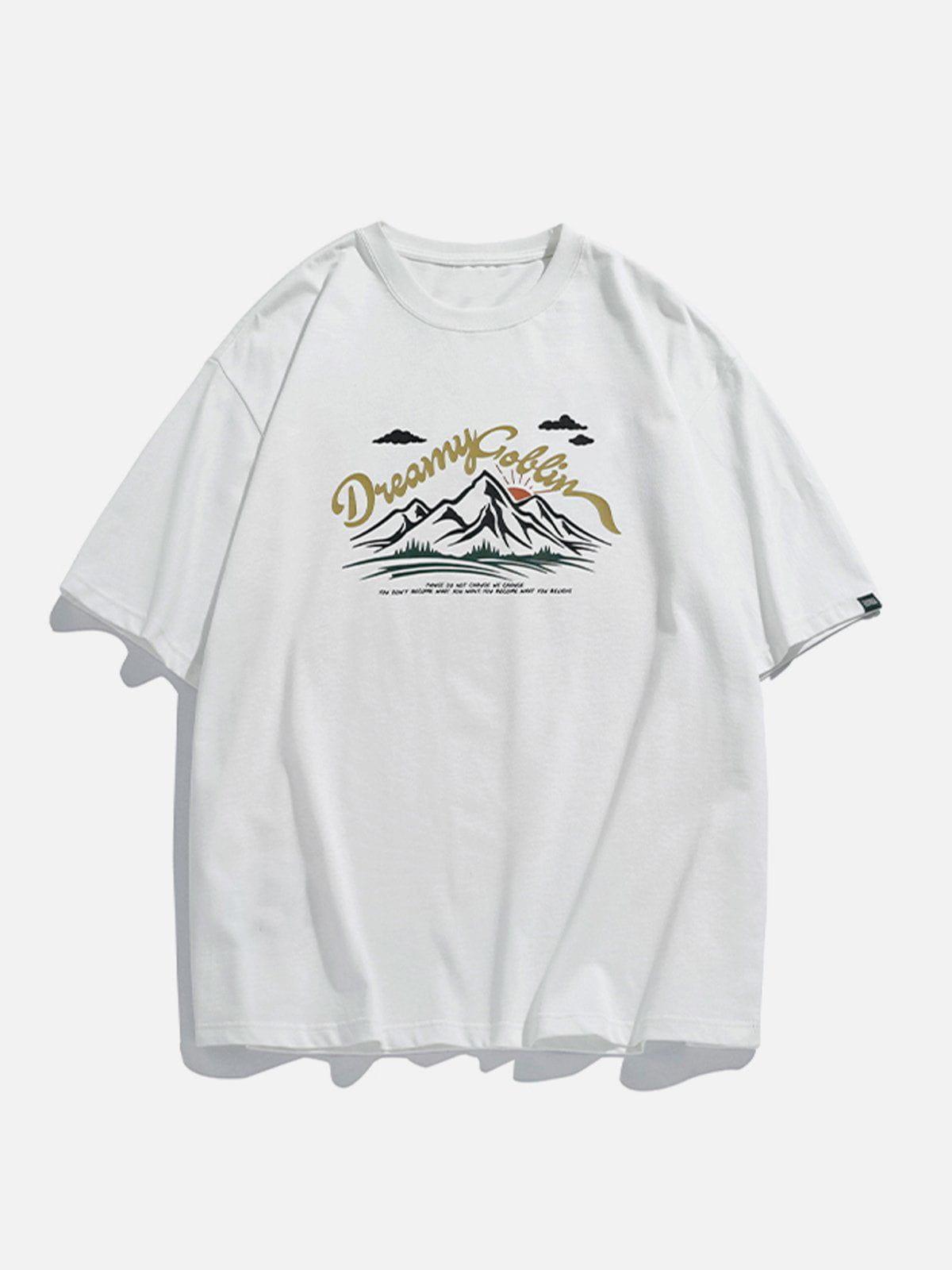 Sneakerland™ - Mountain Print Tee - tntwear1