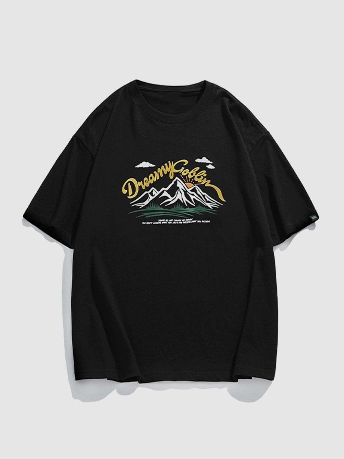 Sneakerland™ - Mountain Print Tee - tntwear1