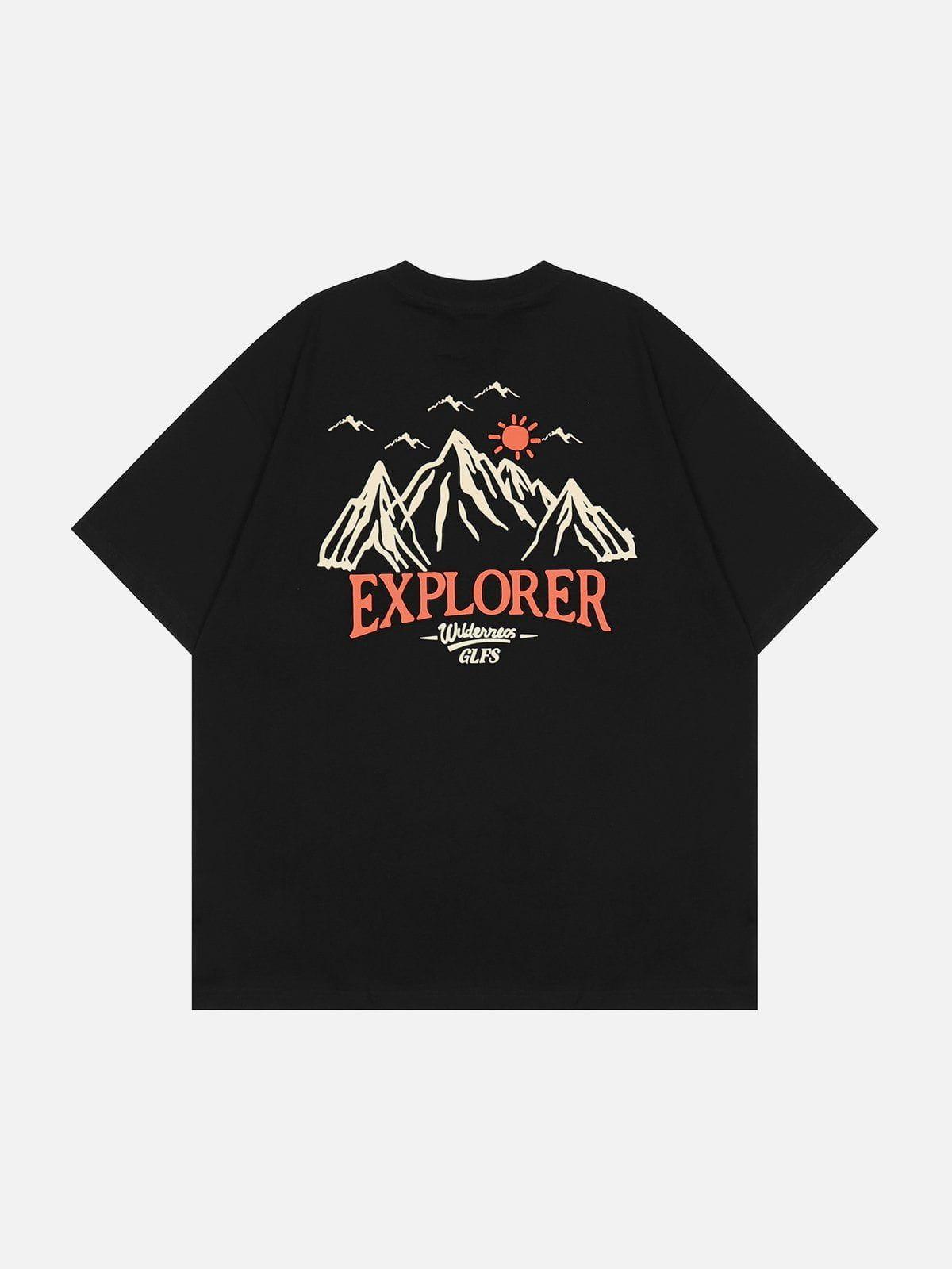 Sneakerland™ - Mountains Print Tee - tntwear1