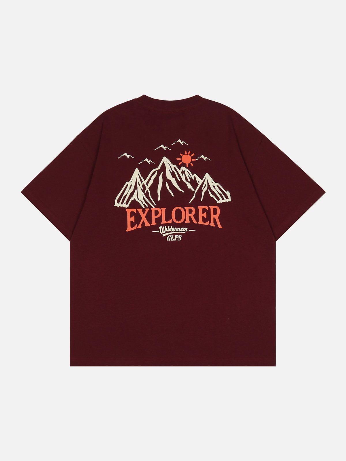 Sneakerland™ - Mountains Print Tee - tntwear1