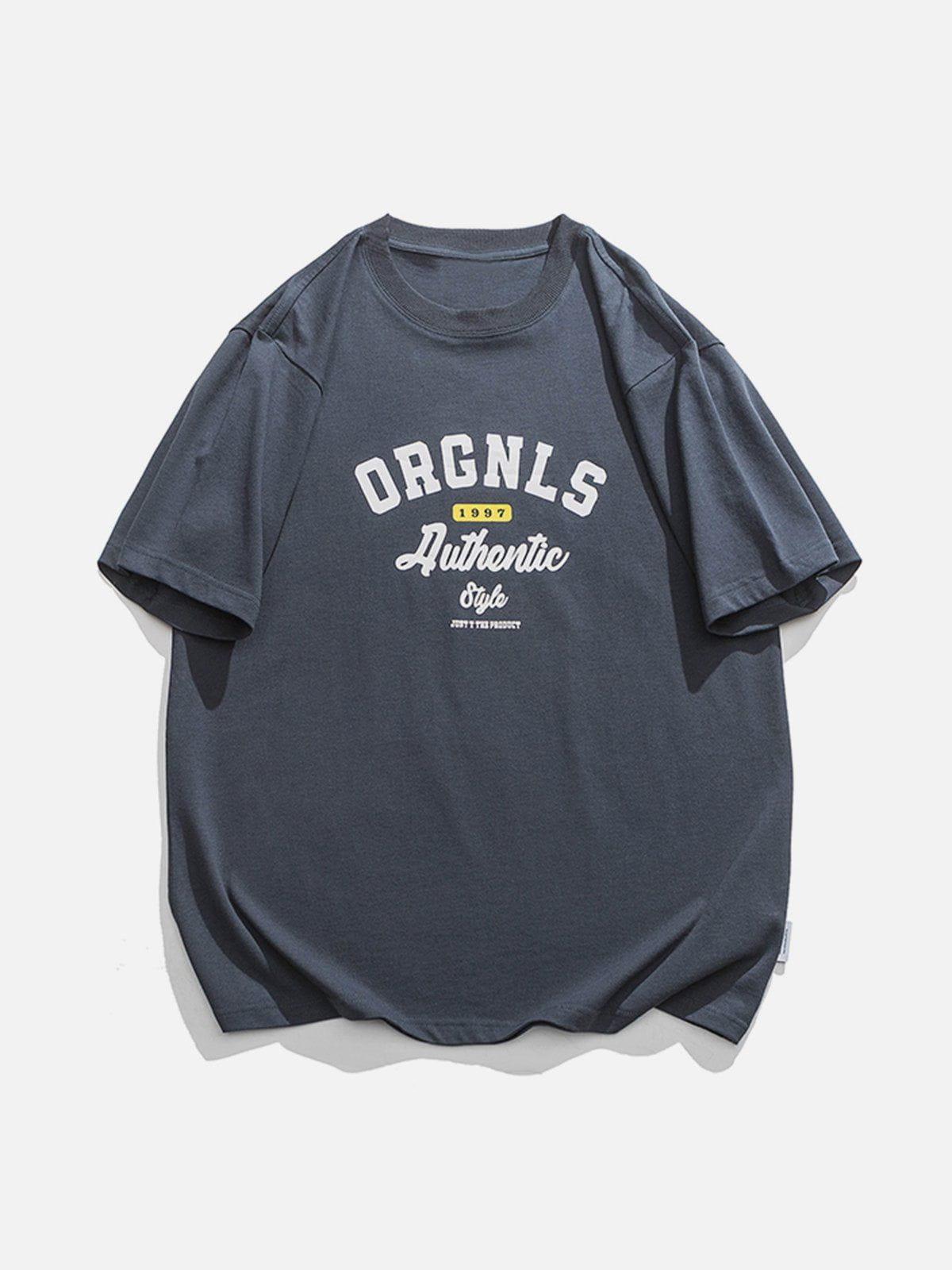 Sneakerland™ - ORGNLS Letter Print Tee - tntwear1