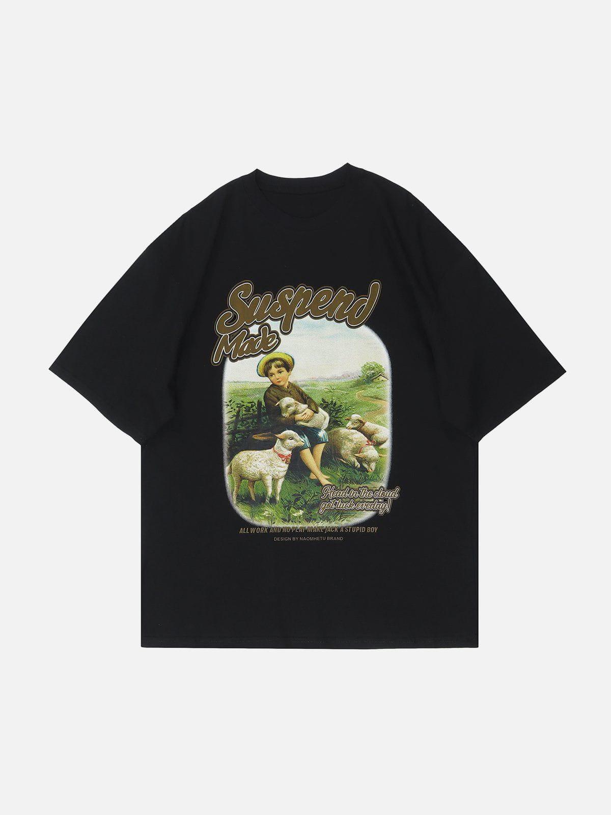 Sneakerland™ - Oil Painting Elements Print Tee - tntwear1